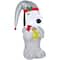 3.5ft. Airblown® Inflatable Christmas Snoopy & Woodstock